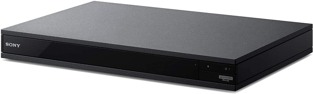 It is an image of Sony UBP-X800M2 4k Upscaling 3-d Streaming Domestic Theater Blu -ray Disc Participant Black.