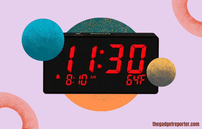 BOCTOP Desk Digital Alarm Clock